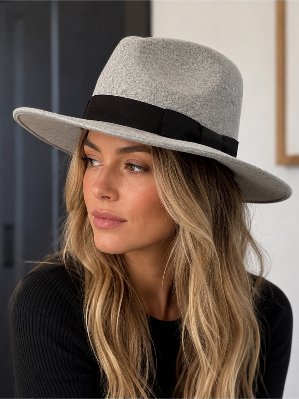 NORDSTROM 100% WOOL HAT - adjustable fit NWT